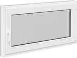 vidaXL Kellerfenster RISOR Anthrazit 110 x 60 cm PVC und Glas 42047339