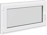 vidaXL Kellerfenster RISOR Anthrazit 110 x 70 cm PVC und Glas 42047301