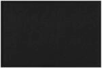 vidaXL Fu&szlig;matte Schwarz 120 x 80 x 1,2 cm Teddystoff 42013439