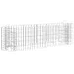 vidaXL Gabionen-Hochbeet Verzinktes Eisen 190x50x50 cm 152025