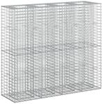 vidaXL Gabionen Hochbeet 2 Stk Silber 170 x 50 x 150 cm 3422234