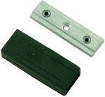 Gardinia Stangenverbinder Luxor Aluminium/Schwarz