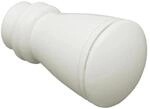 Gardinia Endst&uuml;ck Chicago Siro f&uuml;r &Oslash; 20 mm Wei&szlig; 2-er Pack