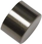 Gardinia Endkappe Windsor f&uuml;r &Oslash; 25 mm Edelstahl-Optik