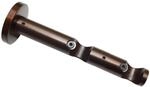 Gardinia Doppel-Kombitr&auml;ger Chicago f&uuml;r &Oslash; 20 mm offen Bronze 8 cm / 6 cm
