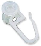 Gardinia U-Rollringe Wei&szlig; 20-er Pack