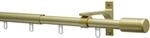Gardinia Gardinenstangen-Set Thasos &Oslash; 19/22 mm Ausziehbar 100-190 cm Gold