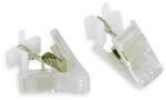 Gardinia X-Gleiter mit Klammer Wei&szlig; 20-er Pack