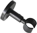 Sch&ouml;ner Wohnen Deckentr&auml;ger f&uuml;r Gardinenstangen &Oslash; 20 mm Schwarz Matt