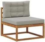 vidaXL Outdoor Mittelsofa Massivholz Akazie Natur 900533
