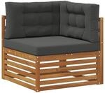 vidaXL Outdoor Ecksofa Massivholz Akazie Natur 900570