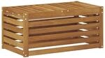 vidaXL Outdoor Hocker Bank Natur 79 x 43 x 37 cm Massivholz Akazie 900681
