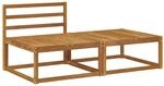 vidaXL Sectional Sofa Einheiten 2 St&uuml;ck Natur Massivholz Akazie 900546