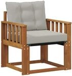 vidaXL Outdoor-Sofagarnitur Massives Akazienholz und Textilene 3436295