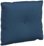 vidaXL R&uuml;ckenkissen Blau 60 x 19 x 50 cm Stoff 42014666
