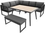 okwish Gartenm&ouml;bel Set mit Hochwertigen Sitzkissen und R&uuml;ckenkissen Grau