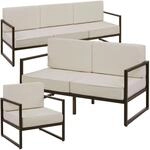 Tectake Garten Loungeset Comosa F&uuml;r 6 Personen Dicke Der Sitzpolster 14 cm