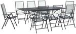 vidaXL Garten Essgruppe 9 Stk Anthrazit 212 x 90 x 76 cm 3429143
