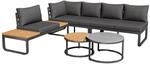 okwish Gartenm&ouml;bel-Set 2 Stapelbare Couchtische Bequeme Gartenm&ouml;bel Grau