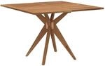vidaXL Gartentisch Quadratisch 110x110x75 cm Massivholz Akazie 367837