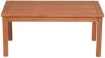 Garden Pleasure Gartentisch Lansing Rechteckig Holz Braun 44 cm x 90 cm