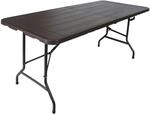 TRUTZHOLM Buffettisch Klapptisch 180x75 cm Holzoptik Klappbar Kunststoff
