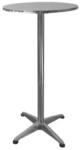 Chefgastro Stehtisch H&ouml;henverstellbar Mit Hussen Klappbar Rund Hx&oslash; 75-115X60Cm