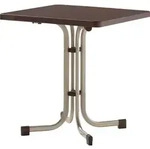 Sieger Klapptisch Quadratisch Champagner 70 cm x 70 cm