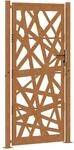 vidaXL Gartentor 105 x 205 cm Cortenstahl Helles Design 4100958