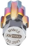 KS TOOLS Gewindeschneider Mit F&uuml;hrungsbolzen F&uuml;r Lambdasonden M18 X 1 5 150 2543