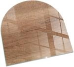 Tulup Glasplatte f&uuml;r Kamin Nat&uuml;rliches Holzmuster Glasplatte f&uuml;r Kamin&ouml;fen