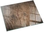 Tulup Glasplatte f&uuml;r Kamin Nat&uuml;rliches Holzmuster Vorlegeplatte f&uuml;r...
