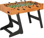 vidaXL Klappbarer Kickertisch 121 x 61 x 80 cm Hellbraun 91941