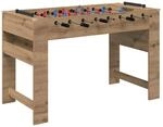 vidaXL Tischfu&szlig;balltisch Artisan-Eiche 125 x 60,5 x 80 cm 858892