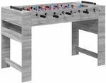 vidaXL Tischfu&szlig;balltisch Graues Sonoma 125 x 60,5 x 80 cm 858889