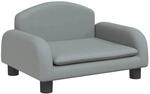 vidaXL Kindersofa Hellgrau 50x40x30 cm Stoff 3196369