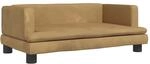vidaXL Kindersofa Braun 80x45x30 cm Samt 3196310