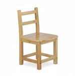 Relaxdays Kinderstuhl Bambus Natur Lackiert 50 x 28,5 x 28 cm 1,9 kg