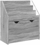 vidaXL Kinderregal Graues Sonoma 60 x 29,5 x 69 cm Holzwerkstoff 892395