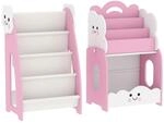 AIYAPLAY Kids Storage Shelf MDF 85,5L x 32B x 72H cm Rosa