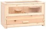 vidaXL Hamsterk&auml;fig 60x30x35 cm Massivholz Tanne