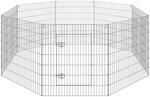 Tectake Freilaufgehege Fluffy Aus 8 Gitterelementen Inklusive Sicherheitsnetz 204