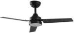 Lindby LED Deckenventilator mit Lampe Aerallo 10022097 Leselampe Modern in Schwarz