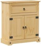 vidaXL Badschrank Corona 70x33x80 cm Massivholz Kiefer Modell 1