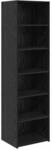 vidaXL Schrank Schwarz Eichen-Optik 50 x 41 x 185 cm Holzwerkstoff 3403212