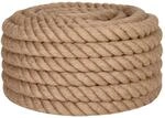 vidaXL Juteseil 10 m L&auml;nge 40 mm St&auml;rke 153776