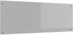 vidaXL K&uuml;chenr&uuml;ckwand Hellgrau 110 x 40 x 0,6 cm Geh&auml;rtetes Glas 42001304