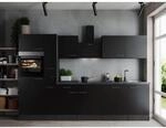 Respekta K&uuml;chenzeile Oliver 310 cm Schwarz