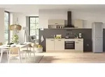 Flex-Well Exklusiv K&uuml;chenzeile 1712 Creso ohne E-Ger&auml;te 220 cm Cashmere Matt