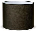 Orion Lightstyle Lampenschirm &Oslash; 40 cm Stoff H&ouml;he 30 cm Rund E27 Schwarz